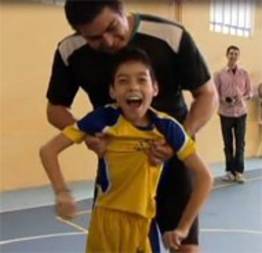 Amor incondicional: Um pai criativo e apaixonado pelo filho.