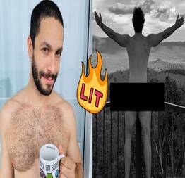 Ator Rainer Cadete causou de mala marcada em Cueca branca no Instagram