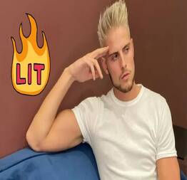 Ex BBB Daniel Lenhardt surge de moletom e mala marcada chama a atenção